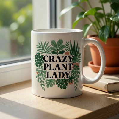 Crazy Plant Lady Mug