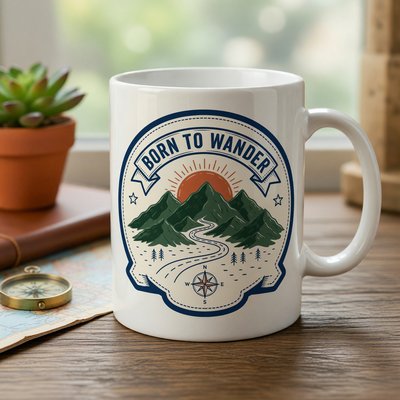 Born To Wander Mug