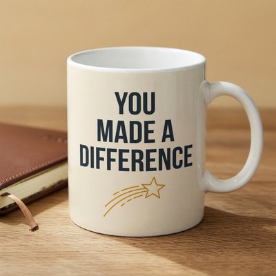 You Made A Difference Teacher Mug