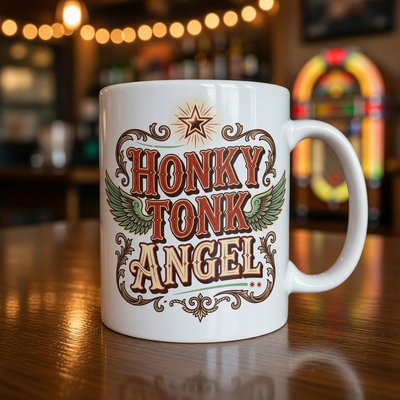 Honky Tonk Angel Mug
