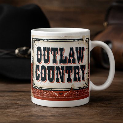Outlaw Country Mug