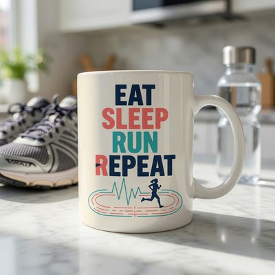 Eat Sleep Run Repeat Mug