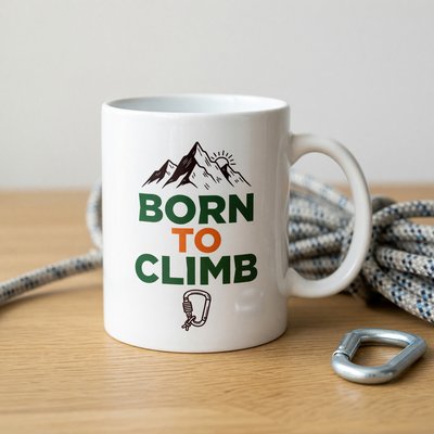 Born To Climb Mug