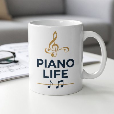Piano Life Mug