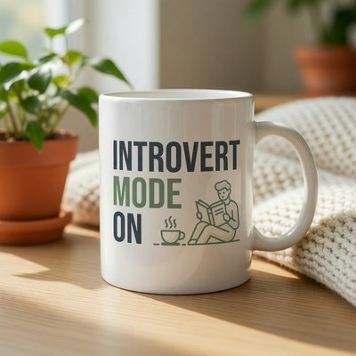Introvert Mode On Mug