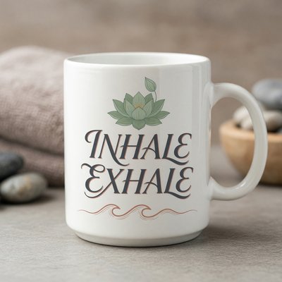 Inhale Exhale Mug