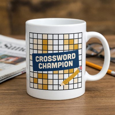 Crossword Champion Mug