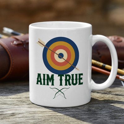 Aim True Archery Mug
